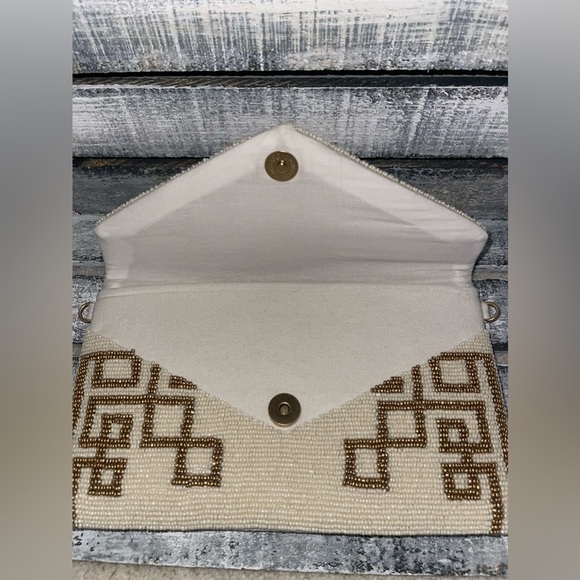 Beaded Crossbody or Clutch - Picture 2 of 2